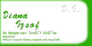 diana izsof business card